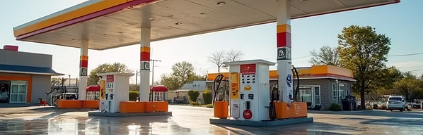 Gas Station Exterior Cleaning Birmingham Alabama